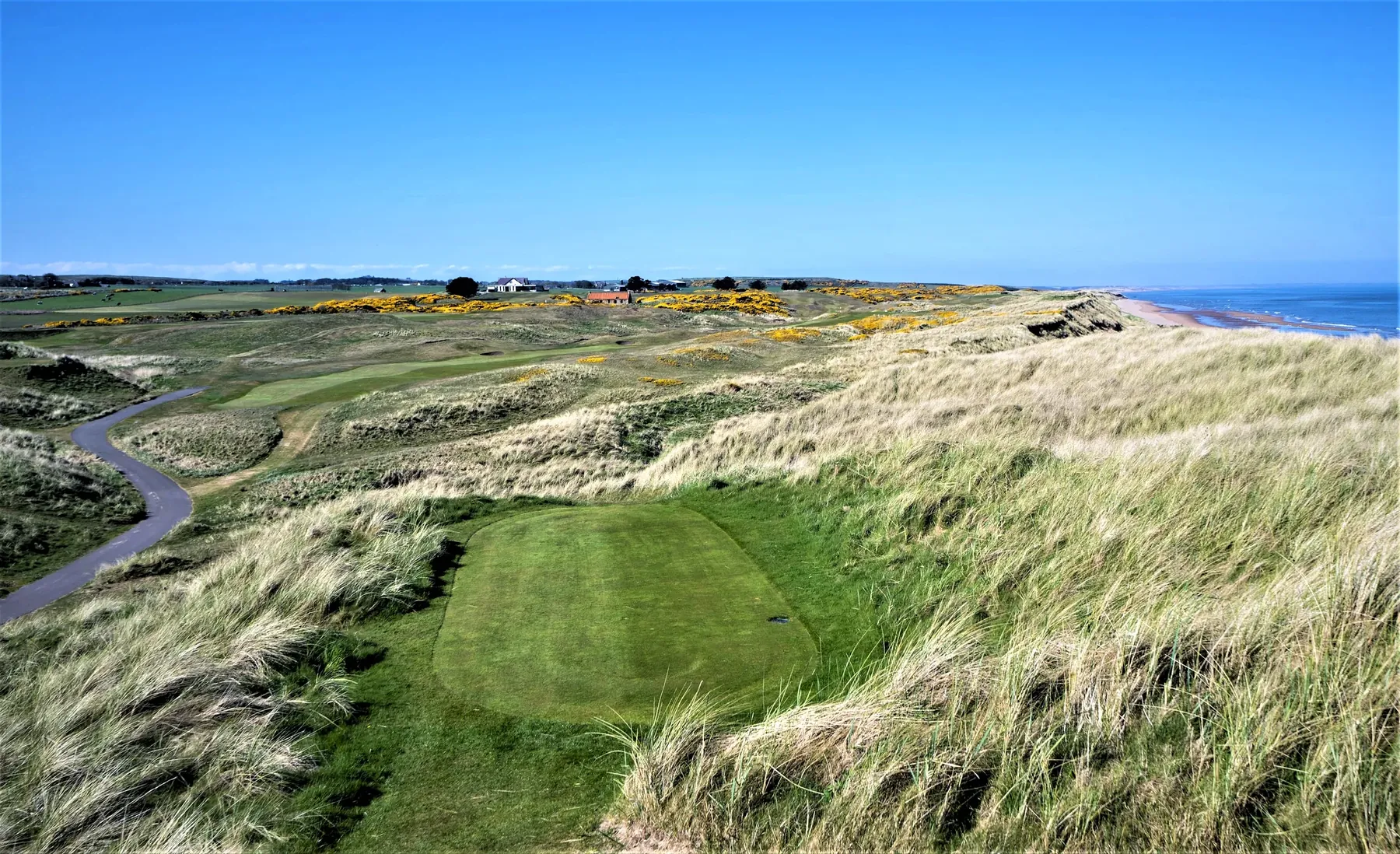 Royal Aberdeen Golf Club's links landscape