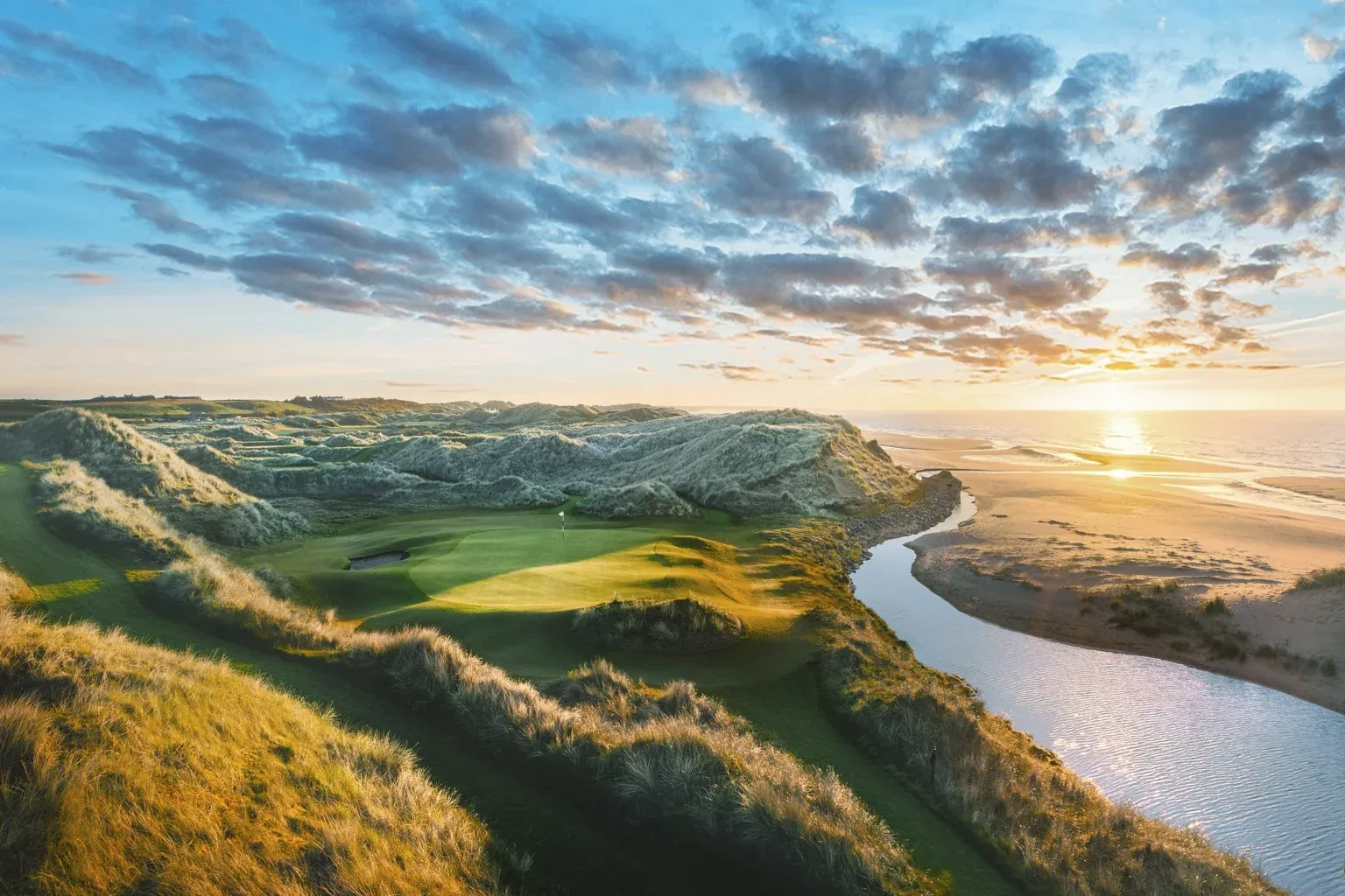 Trump International Scotland Old Course on the Aberdeenshire coast