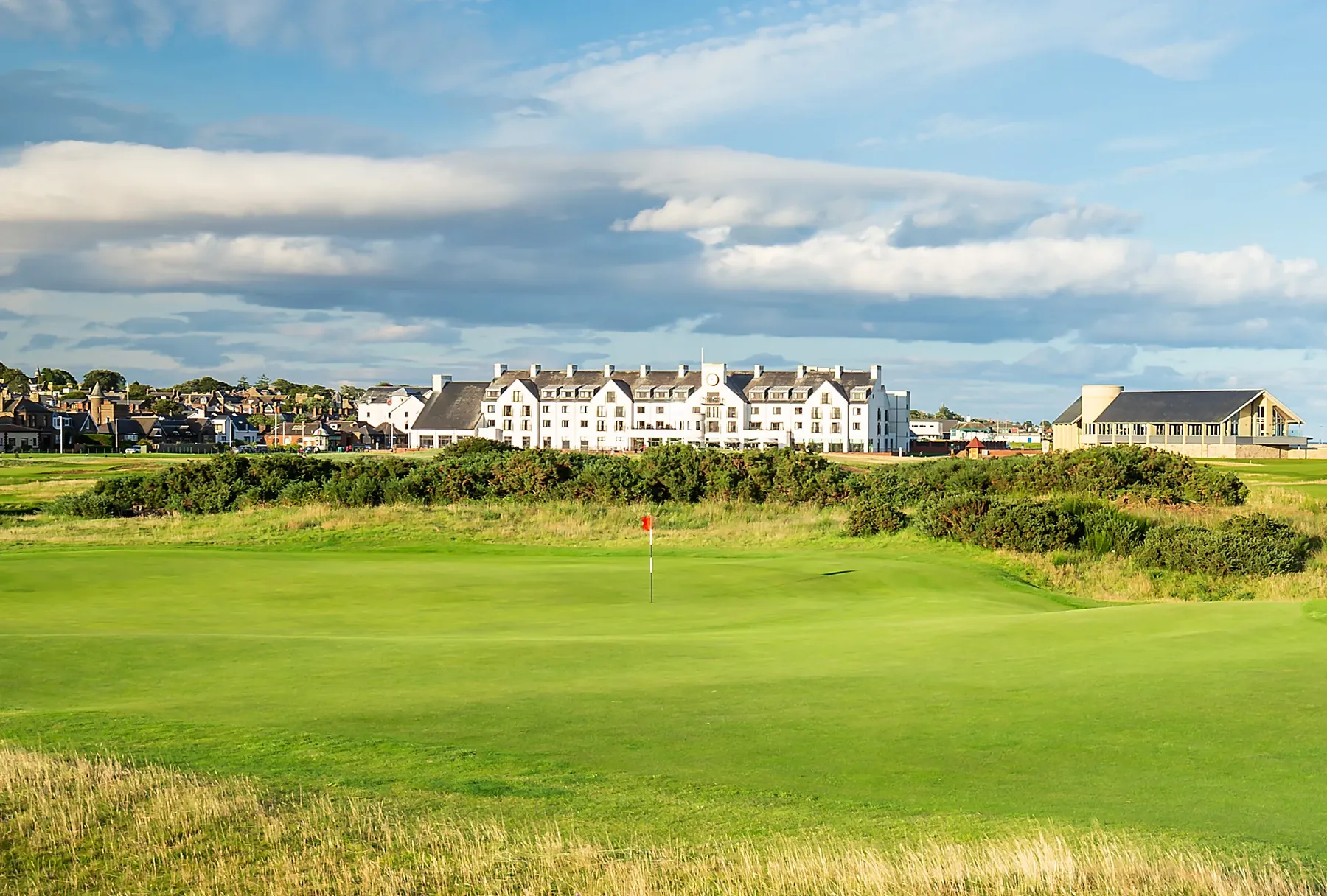 Carnoustie Golf Hotel and adjoining links course