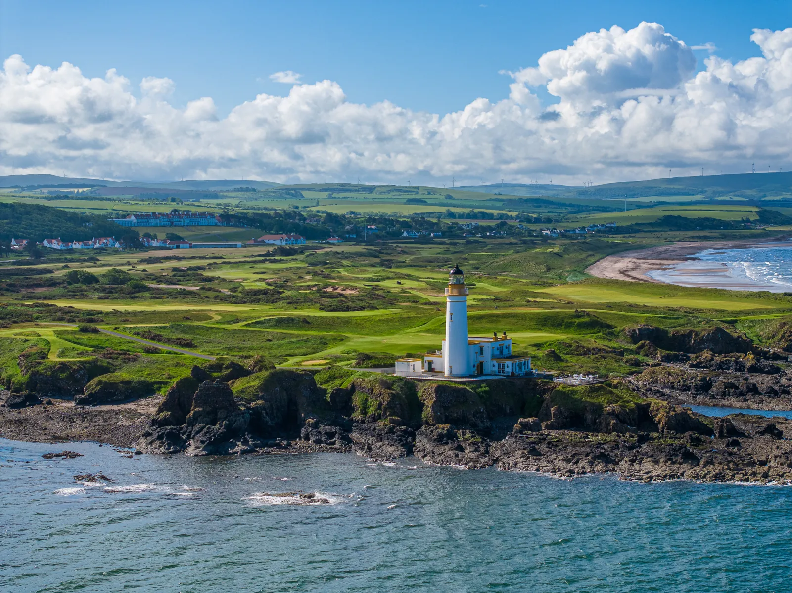 Trump Turnberry Ailsa course and lighthouse